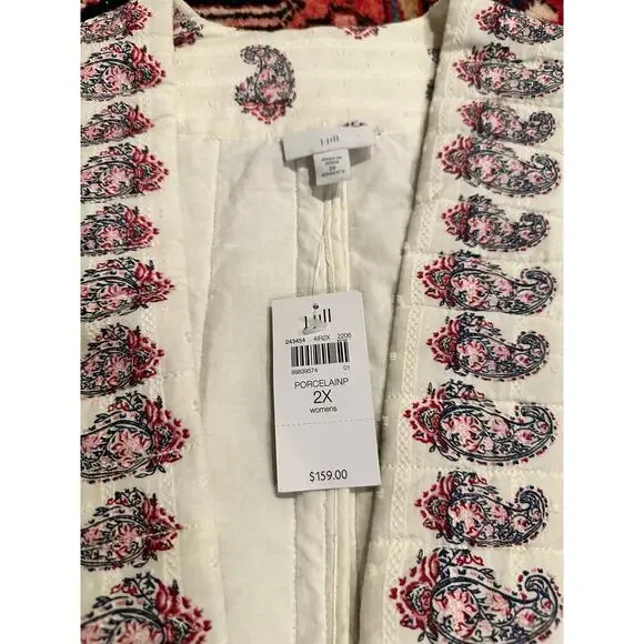 NWT J. Jill Quilted Jacket Size 2XL - Picture 3 of 7